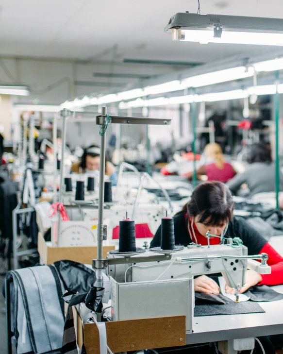 A view representing the Tiruppur knitwear manufacturing ecosystem